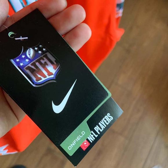 Miami Dolphins #1 Devante Parker Red Rush Legends Jersey - Picture 2 of 10